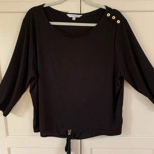 Ellen Tracy company black blouse, XL